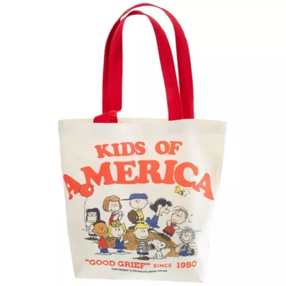 Kids Of America Peanuts Canvas Tote Bag